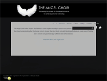 Tablet Screenshot of angelchoir.org
